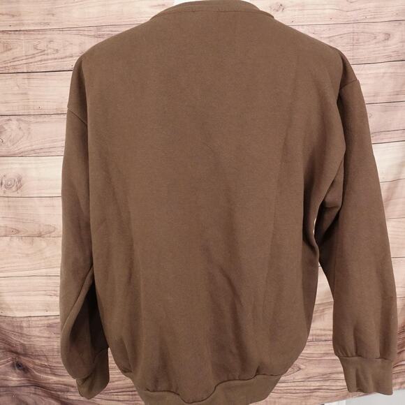 Yellowstone Dutton Ranch Sweatshirt Mens XL Brown Crewneck Western TV Show 1886 - Picture 3 of 7